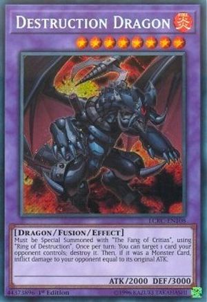 Destruction Dragon (Secret Rare) (LCKC-EN108) - Legendary Collection Kaiba 1st Edition
