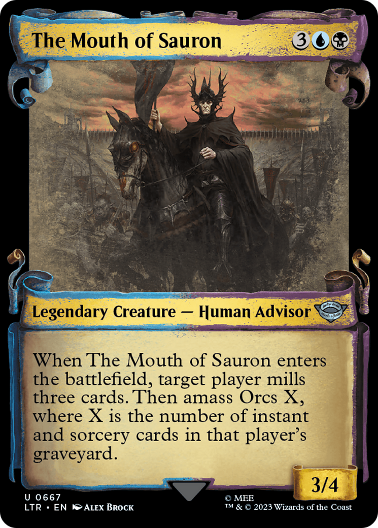 The Mouth of Sauron (Showcase Scrolls) (LTR-667) [The Lord of the Rings: Tales of Middle-earth] Foil