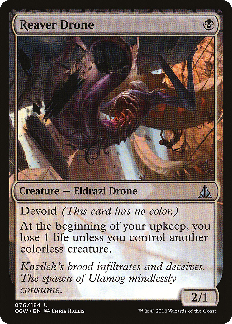 Reaver Drone (OGW-076) [Oath of the Gatewatch] Foil