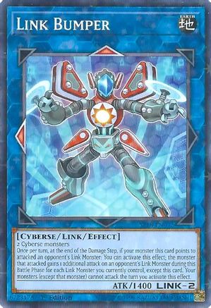 Link Bumper (Starfoil) (Starfoil Rare) (SP18-EN032) - Star Pack VRAINS 1st Edition
