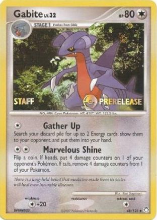 Gabite (Prerelease) [Staff] (48/123) [Diamond and Pearl Promos] - Promo