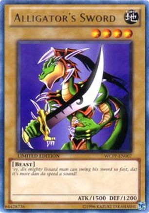 Alligator's Sword (Rare) (WCPP-EN007) - World Championship 2010 Card Pack Limited