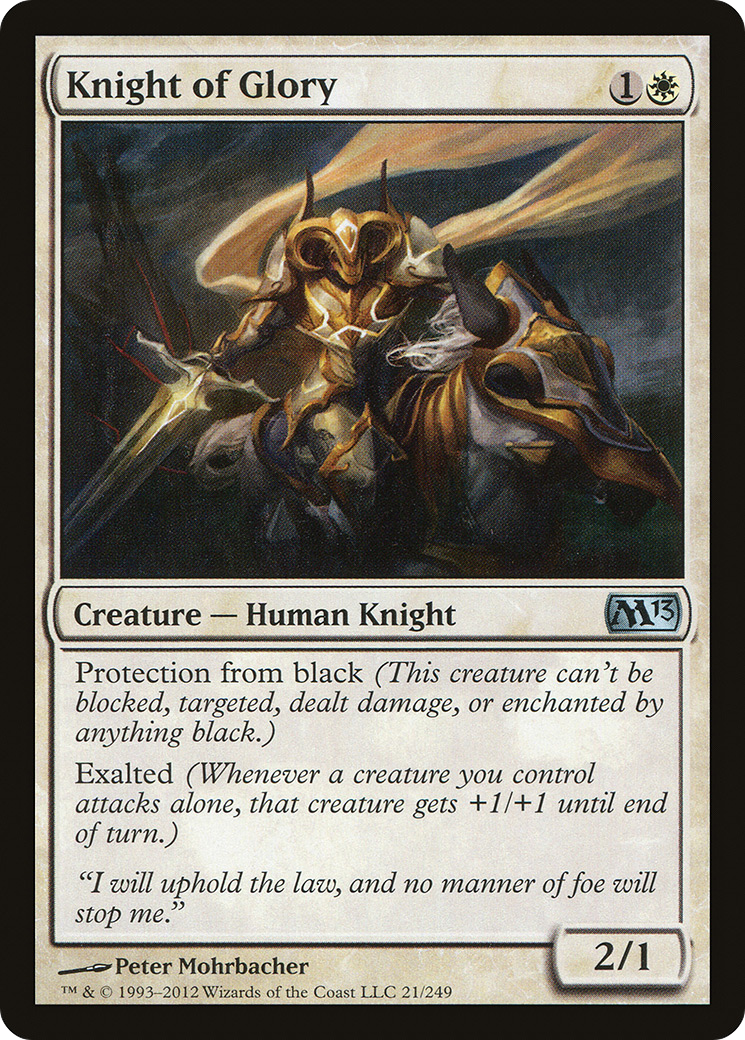Knight of Glory (M13-021) [Magic 2013] Foil