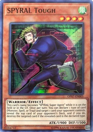 SPYRAL Tough (Super Rare) (OP07-EN005) - OTS Tournament Pack 7 Unlimited