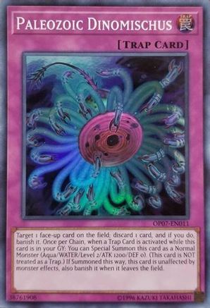 Paleozoic Dinomischus (Super Rare) (OP07-EN011) - OTS Tournament Pack 7 Unlimited