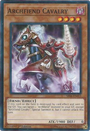 Archfiend Cavalry (Common) (SR06-EN013) - Structure Deck: Lair of Darkness 1st Edition