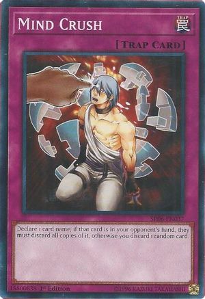 Mind Crush (Common) (SR06-EN037) - Structure Deck: Lair of Darkness 1st Edition