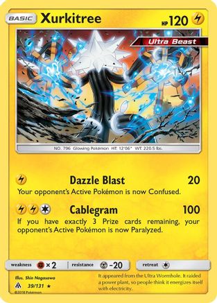 Xurkitree (039/131) [SM  Forbidden Light] Reverse Holofoil - Rare