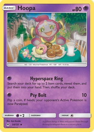 Hoopa (054/131) [SM  Forbidden Light] - Uncommon