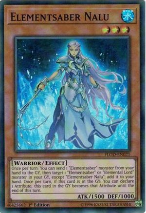 Elementsaber Nalu (Super Rare) (FLOD-EN021) - Flames of Destruction 1st Edition