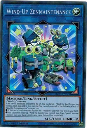 Wind-Up Zenmaintenance (Super Rare) (FLOD-EN049) - Flames of Destruction 1st Edition
