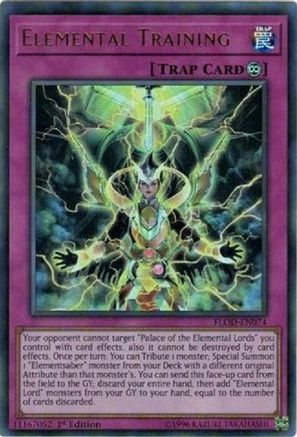 Elemental Training (Ultra Rare) (FLOD-EN074) - Flames of Destruction Unlimited