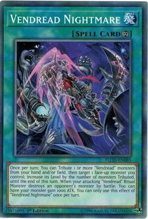 Vendread Nightmare (Common) (FLOD-EN085) - Flames of Destruction 1st Edition