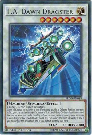 F.A. Dawn Dragster (Rare) (FLOD-EN088) - Flames of Destruction Unlimited