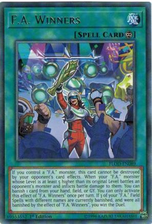 F.A. Winners (Rare) (FLOD-EN089) - Flames of Destruction Unlimited