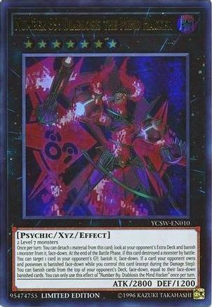 Number 89: Diablosis the Mind Hacker (Ultra Rare) (YCSW-EN010) - Yu-Gi-Oh! Championship Series Prize Cards Limited