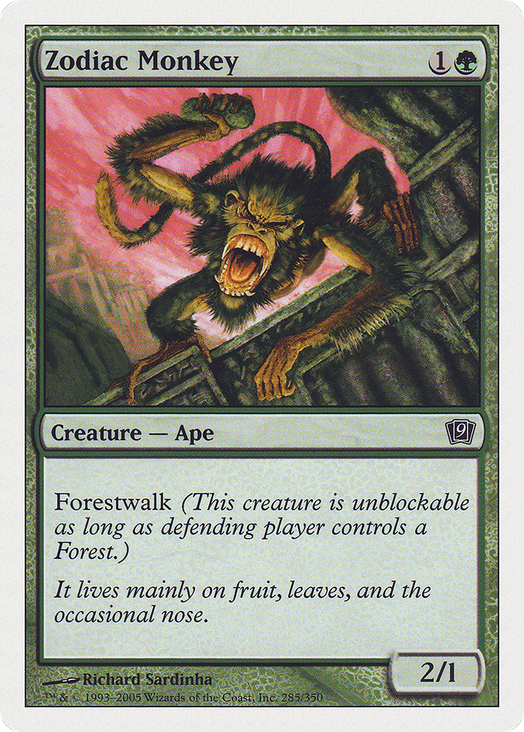 Zodiac Monkey [9th Edition]
