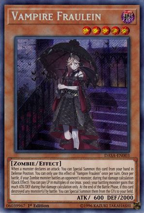 Vampire Fraulein (Secret Rare) (DASA-EN003) - Dark Saviors 1st Edition