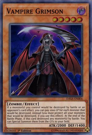 Vampire Grimson (Super Rare) (DASA-EN004) - Dark Saviors 1st Edition