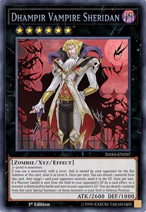 Dhampir Vampire Sheridan (Secret Rare) (DASA-EN007) - Dark Saviors 1st Edition