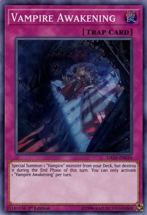 Vampire Awakening (Super Rare) (DASA-EN010) - Dark Saviors Unlimited
