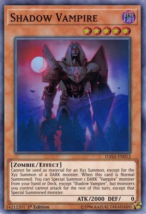 Shadow Vampire (Super Rare) (DASA-EN012) - Dark Saviors 1st Edition