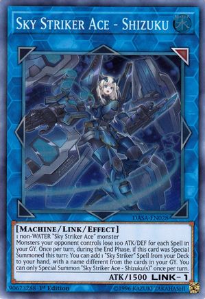 Sky Striker Ace - Shizuku (Super Rare) (DASA-EN028) - Dark Saviors 1st Edition