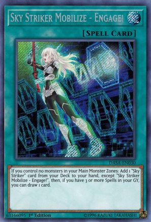 Sky Striker Mobilize - Engage! (Secret Rare) (DASA-EN030) - Dark Saviors Unlimited