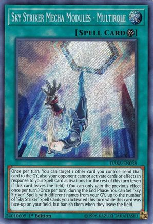 Sky Striker Mecha Modules - Multirole (Secret Rare) (DASA-EN038) - Dark Saviors 1st Edition