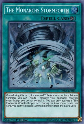 The Monarchs Stormforth (Super Rare) (DASA-EN044) - Dark Saviors Unlimited
