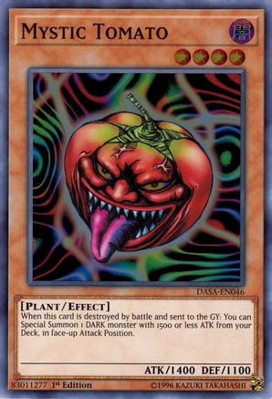 Mystic Tomato (Super Rare) (DASA-EN046) - Dark Saviors Unlimited