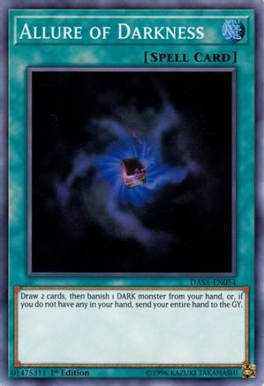 Allure of Darkness (Super Rare) (DASA-EN054) - Dark Saviors Unlimited