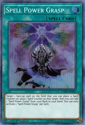 Spell Power Grasp (Super Rare) (DASA-EN056) - Dark Saviors Unlimited