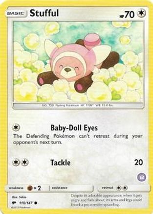 Stufful (12) (110/147) [SM Trainer Kit Alolan Sandslash & Alolan Ninetales] - Common