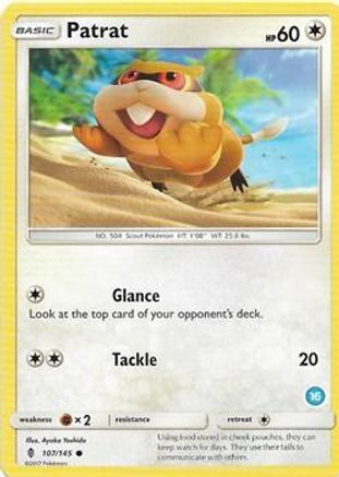 Patrat (16) (107/145) [SM Trainer Kit Alolan Sandslash & Alolan Ninetales] - Common