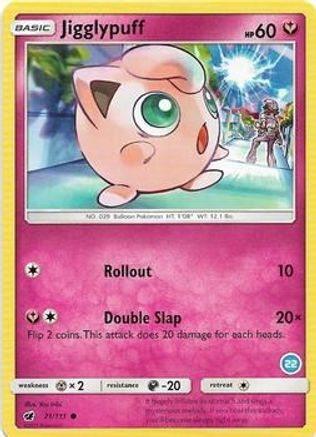 Jigglypuff (22) (21/111) [SM Trainer Kit Alolan Sandslash & Alolan Ninetales] - Common