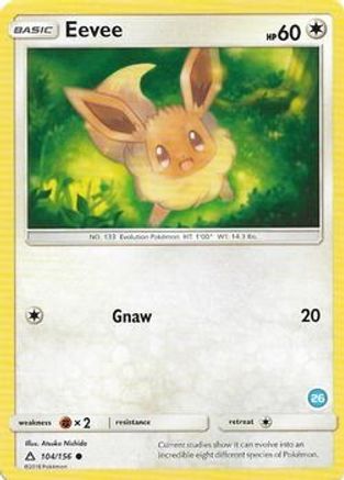 Eevee (26) (104/156) [SM Trainer Kit Alolan Sandslash & Alolan Ninetales] - Common