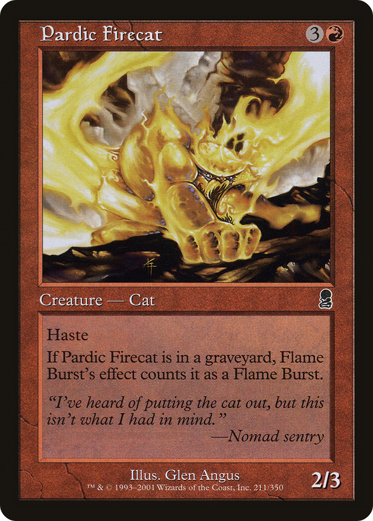 Pardic Firecat (ODY-211) [Odyssey]