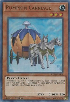 Pumpkin Carriage (Ultra Rare) (BLRR-EN005) - Battles of Legend: Relentless Revenge 1st Edition