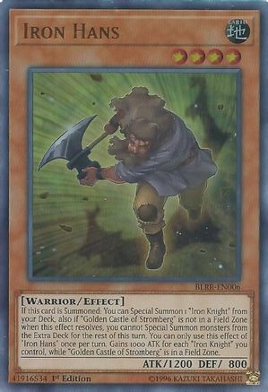 Iron Hans (Ultra Rare) (BLRR-EN006) - Battles of Legend: Relentless Revenge 1st Edition