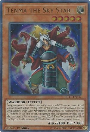 Tenma the Sky Star (Ultra Rare) (BLRR-EN037) - Battles of Legend: Relentless Revenge 1st Edition