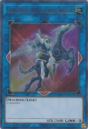 Gaia Saber, the Lightning Shadow (Ultra Rare) (BLRR-EN087) - Battles of Legend: Relentless Revenge 1st Edition