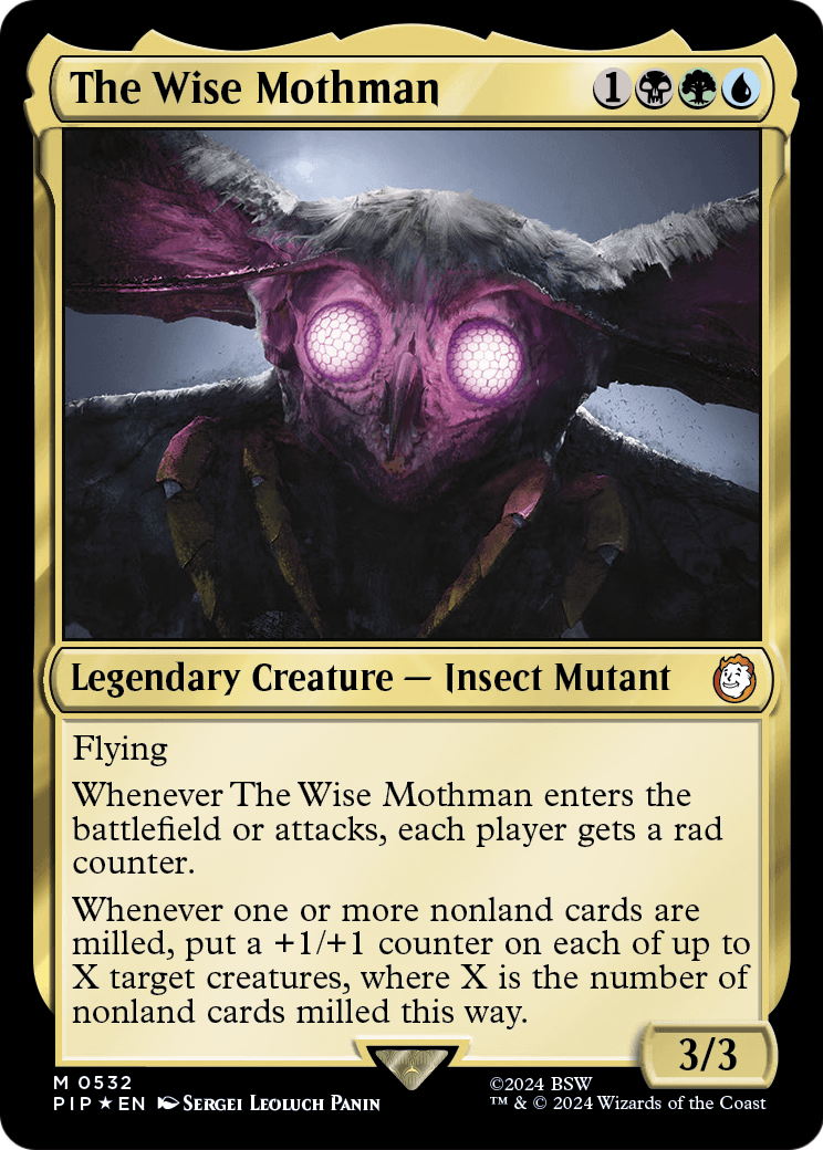 The Wise Mothman (Surge Foil) (PIP-532) [Fallout] Foil