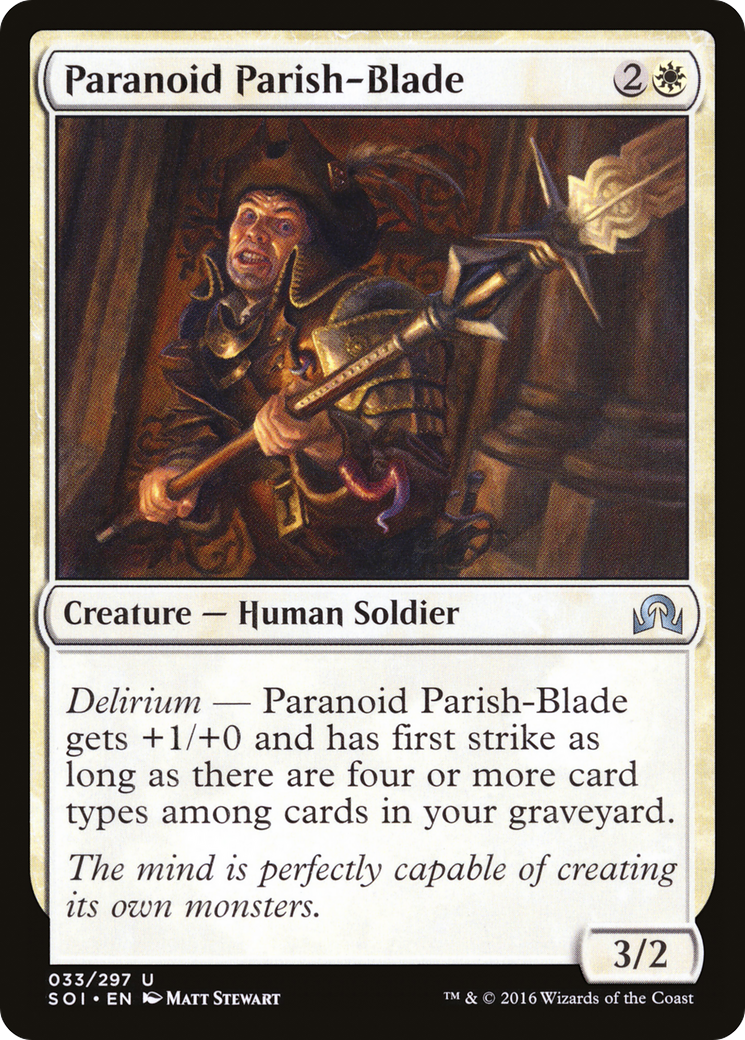 Paranoid Parish-Blade (SOI-033) [Shadows over Innistrad]