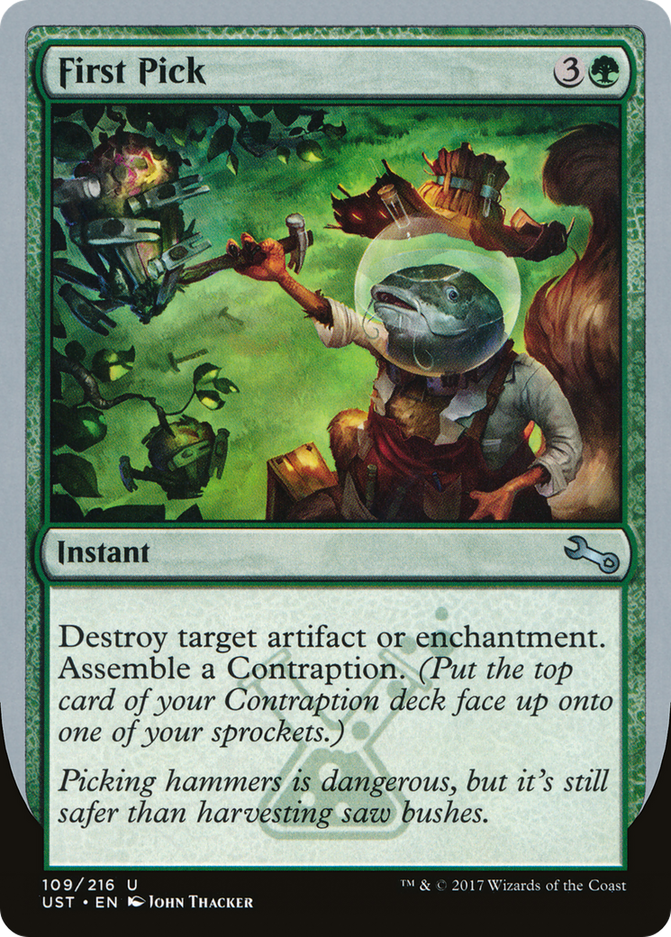 First Pick (UST-109) [Unstable] Foil