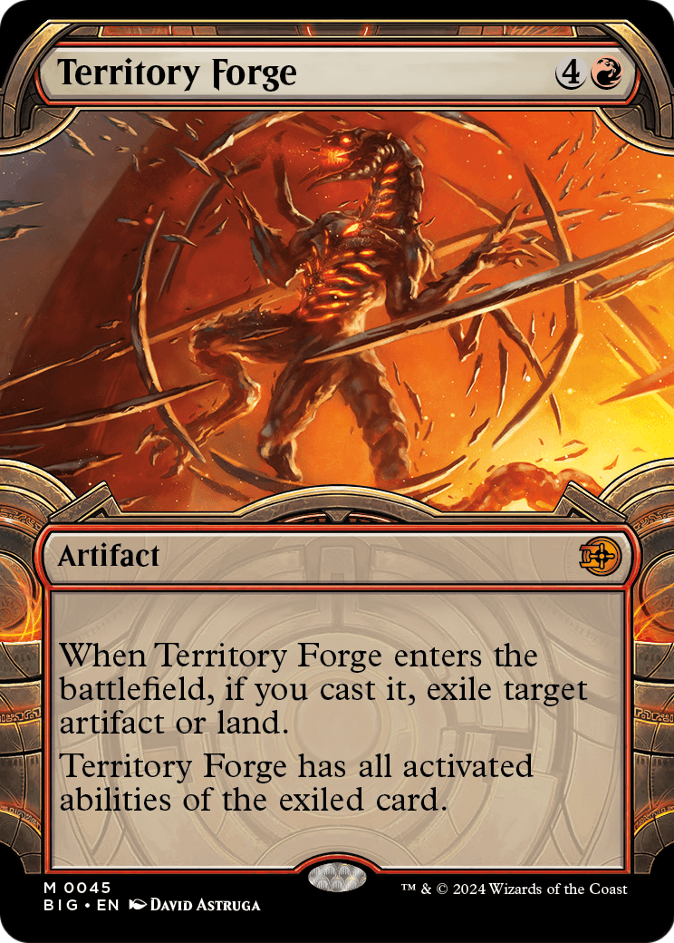Territory Forge (Showcase) (BIG-045) [The Big Score] Foil