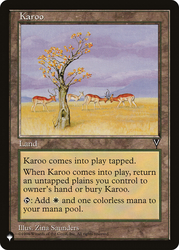 Karoo (VIS) [The List]