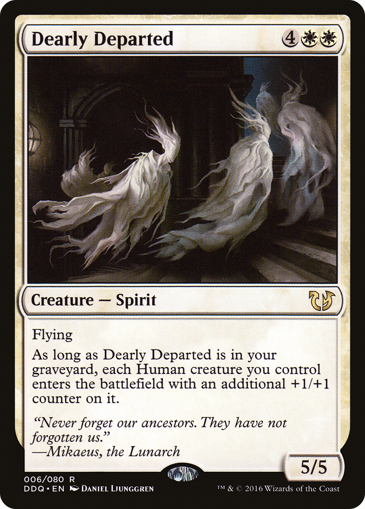 Dearly Departed (DDQ-006) [Duel Decks: Blessed vs. Cursed]