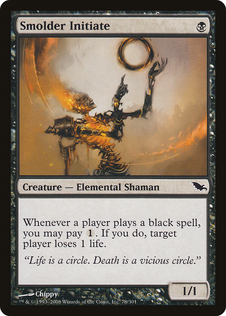 Smolder Initiate (SHM-078) [Shadowmoor]