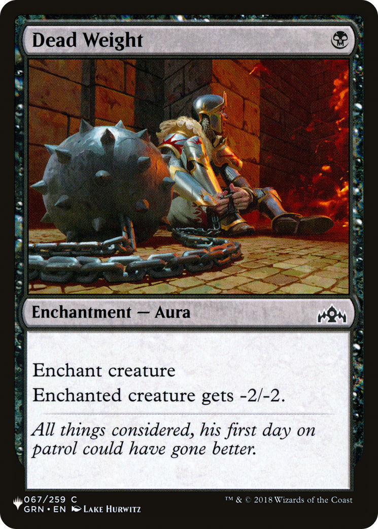 Dead Weight (LIST-067/259) [The List]